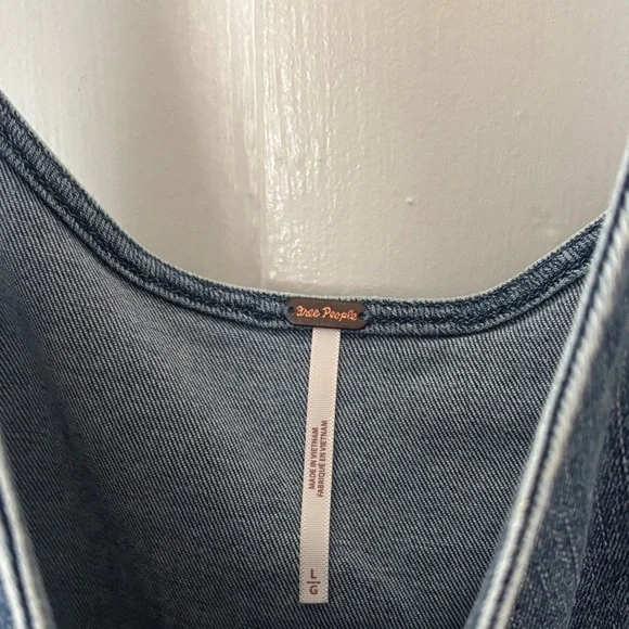Free People Denim Tank Top - Picture 2 of 3